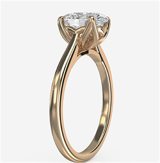 Flat set ring Tulip